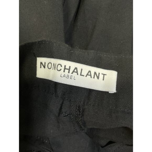 Nonchalant Label 'Fabi' Black Crepe Wide Leg Pant Size S - Picture 4 of 5